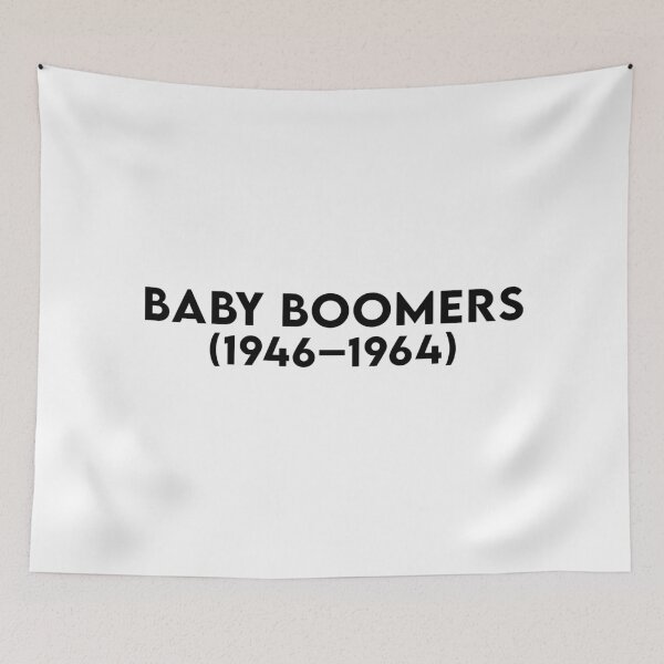 Item preview, Baby Boom Generation - Born 1946 - 1964 - Black txt X 300 designed and sold by Military Insignia Products.
