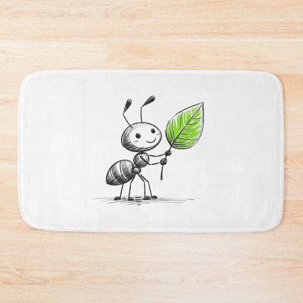 Item preview, Ant Holding Leaf designed and sold by Antdoodle.