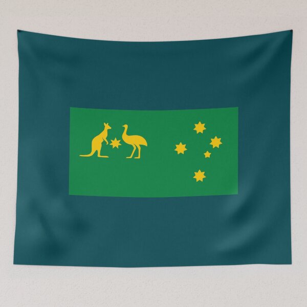 Item preview, Australia Sport Team Crest 2024 edition with Southern Cross  designed and sold by Kangaroo Sun.