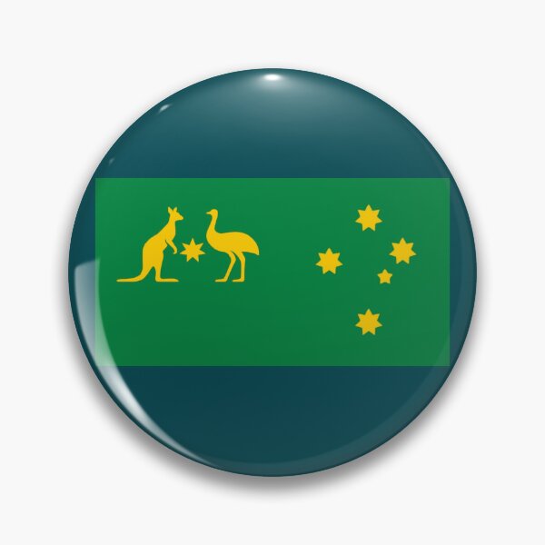 Item preview, Australia Sport Team Crest 2024 edition with Southern Cross  designed and sold by Kangaroo Sun.