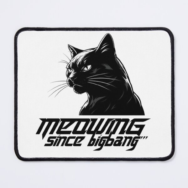 Item preview, Sleek Cat Mewing Since Big Bang designed and sold by DITCHB .