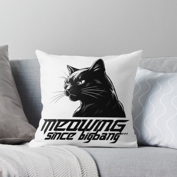 Item preview, Sleek Cat Mewing Since Big Bang designed and sold by DITCHB .