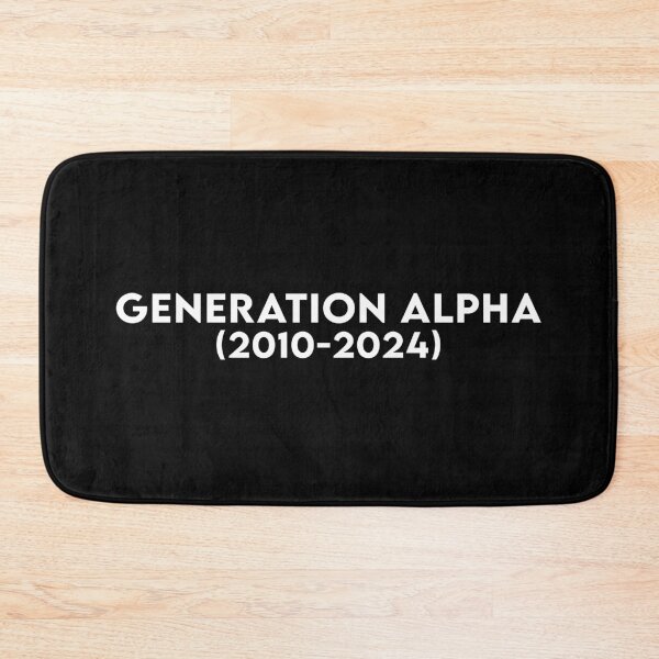 Item preview, Generation Alpha - Born 2010 - 2024 - White txt X 300 designed and sold by Military Insignia Products.
