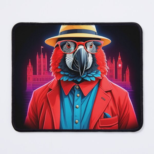 Item preview, Gabriel the Parrot Happy as a tourist visiting London designed and sold by roman747.