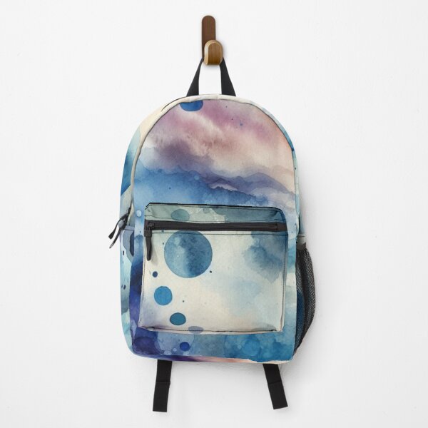 Item preview, Serene Blues and Purples Abstract Watercolor designed and sold by Ayman Toumarti.