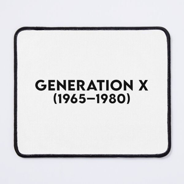 Item preview, Generation X - Born 1965 - 1980 - Black txt X 300 designed and sold by Military Insignia Products.