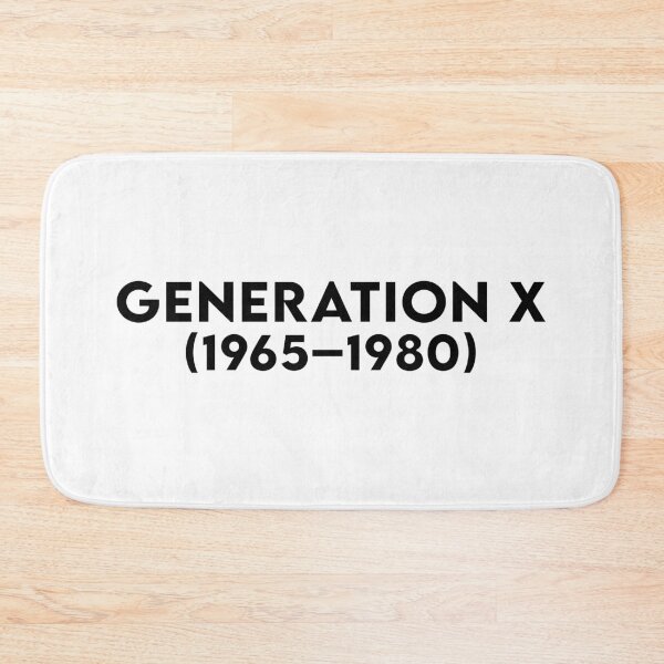Item preview, Generation X - Born 1965 - 1980 - Black txt X 300 designed and sold by Military Insignia Products.