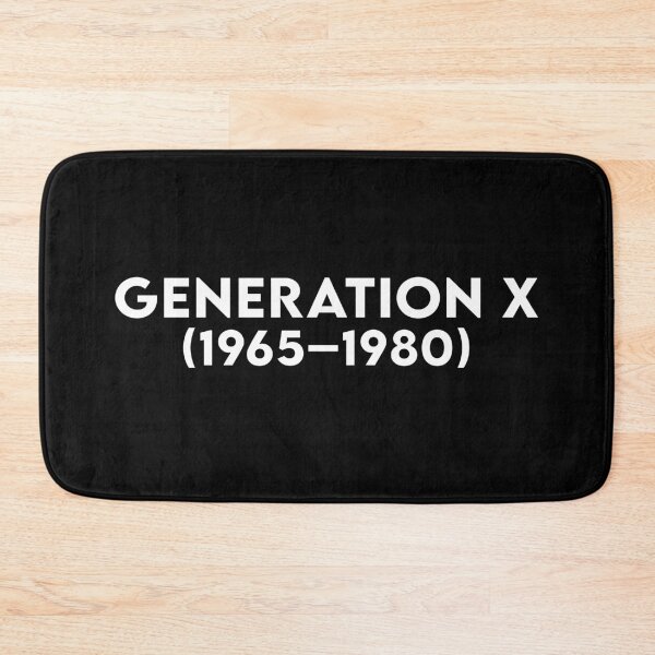 Item preview, Generation X - Born 1965 - 1980 - White txt X 300 designed and sold by Military Insignia Products.