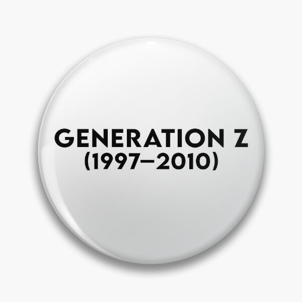 Item preview, Generation Z or iGen -  Born 1997- 2010 - Black txt X 300 designed and sold by Military Insignia Products.