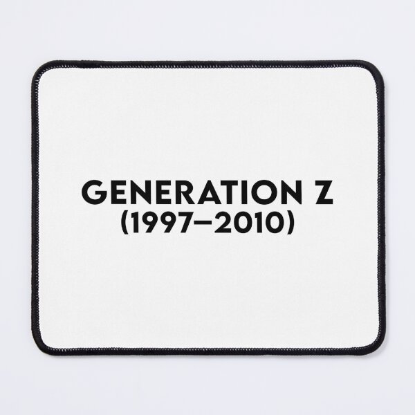 Item preview, Generation Z or iGen -  Born 1997- 2010 - Black txt X 300 designed and sold by Military Insignia Products.