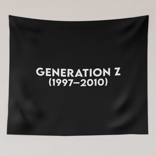 Item preview, Generation Z or iGen -  Born 1997- 2010 - White txt X 300 designed and sold by Military Insignia Products.