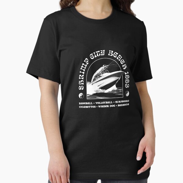 Item preview, Shrimp City Beach 1993 designed and sold by Skinny Bob.