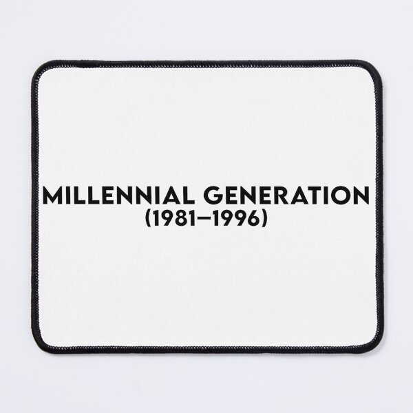 Item preview, Millennial Generation or Generation Y - Born 1981 - 1996 - Black txt X 300 designed and sold by Military Insignia Products.