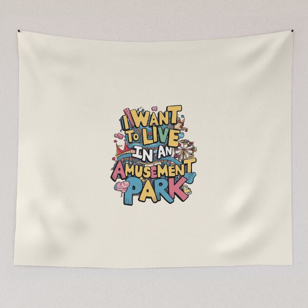 Item preview, Amusement Park Dream Tee designed and sold by MolonasDesigns.