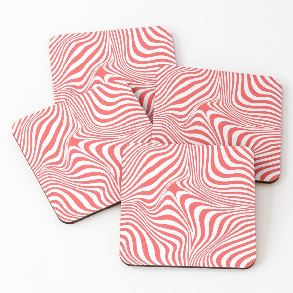 Item preview, Crazy Red & White Lines designed and sold by amineandmore.