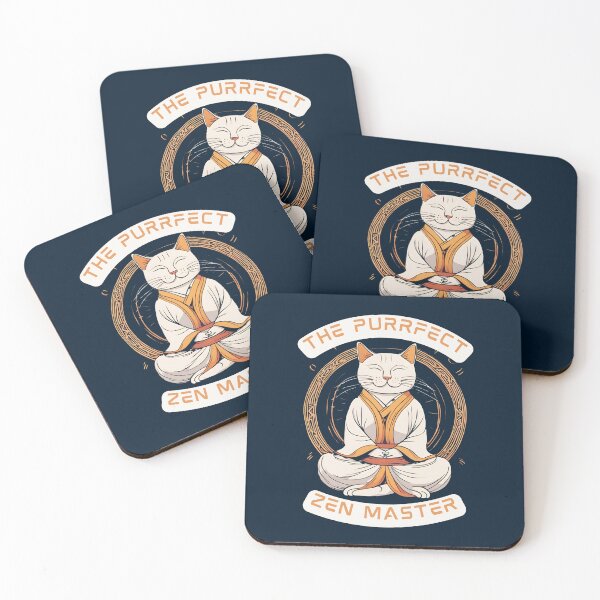 Item preview, The Purrfect Zen (Yogi Cat) designed and sold by pnidesign.