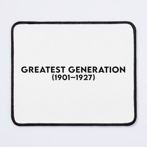 Item preview, The Greatest Generation (GI Generation) - Born 1901-1927 - Black txt X 300 designed and sold by Military Insignia Products.