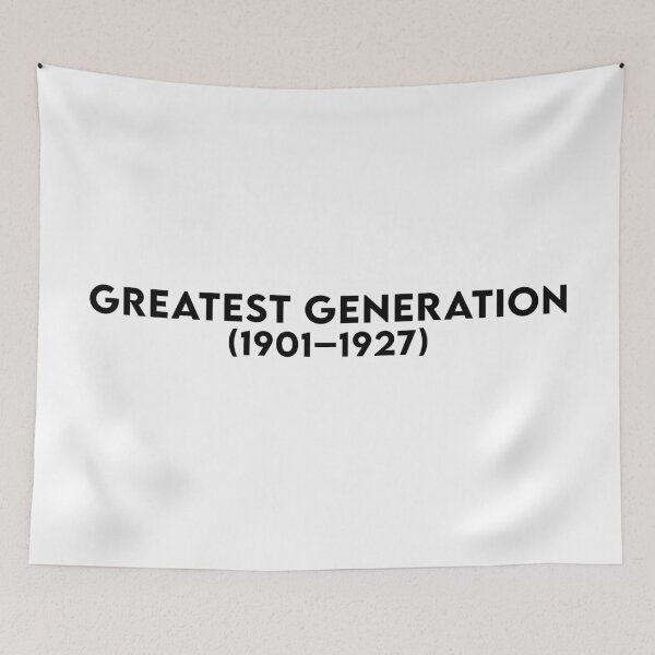 Item preview, The Greatest Generation (GI Generation) - Born 1901-1927 - Black txt X 300 designed and sold by Military Insignia Products.