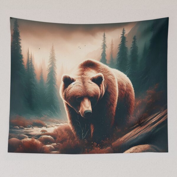 Artikelvorschau, Grizzly-Kunst Nr. 22 | Grizzly-Liebhaber entworfen und verkauft von ksgraphics222.