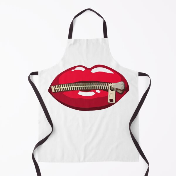 Item preview, Red lips with zipper designed and sold by navarraspain.
