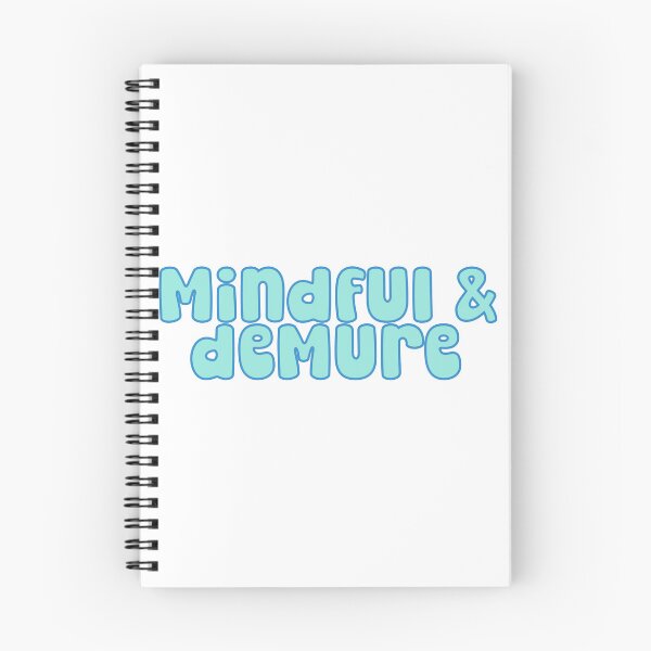 Item preview, Mindful and Demure - Blue designed and sold by SiriuslyShawni.