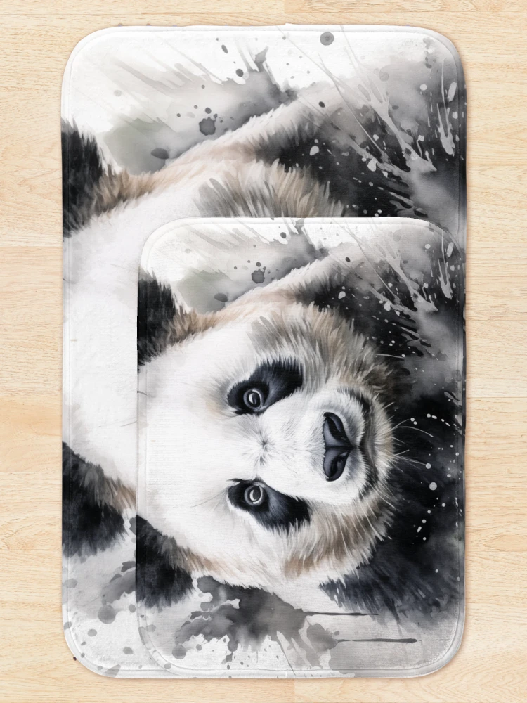 Thumbnail 5 of 6, Bath Mat, Panda designed and sold by Rtymer.