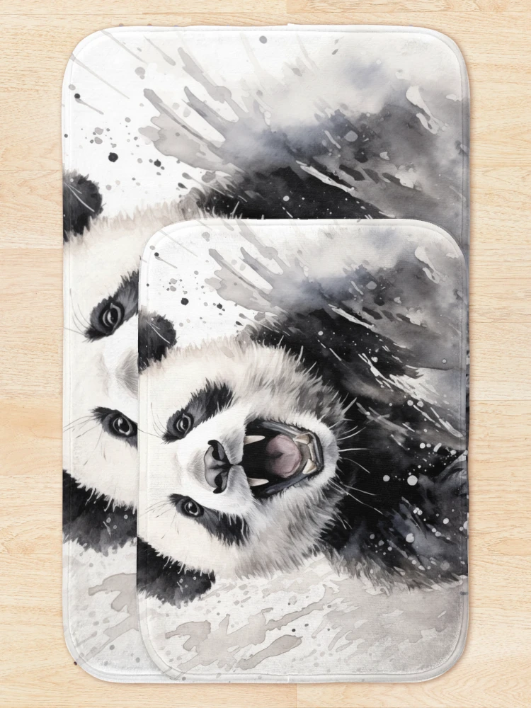 Thumbnail 5 of 6, Bath Mat, Panda designed and sold by Rtymer.