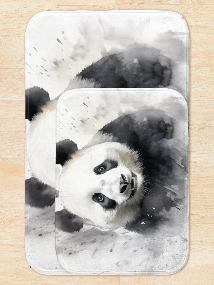 Thumbnail 5 of 6, Bath Mat, Panda designed and sold by Rtymer.