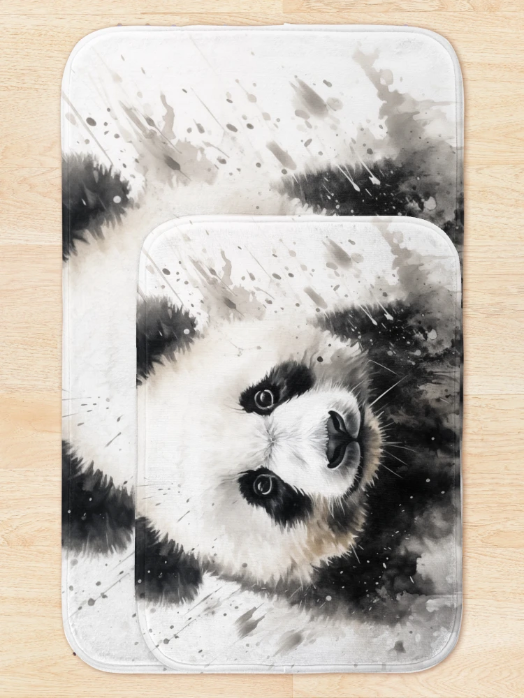 Thumbnail 5 of 6, Bath Mat, Panda designed and sold by Rtymer.