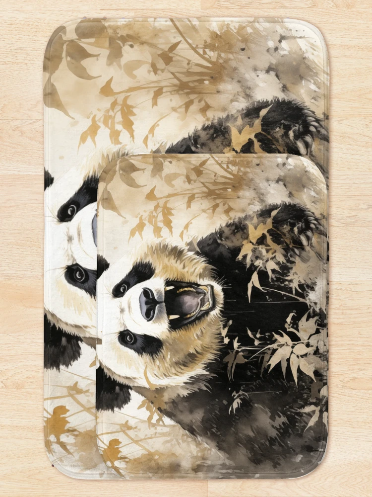 Thumbnail 5 of 6, Bath Mat, Panda designed and sold by Rtymer.