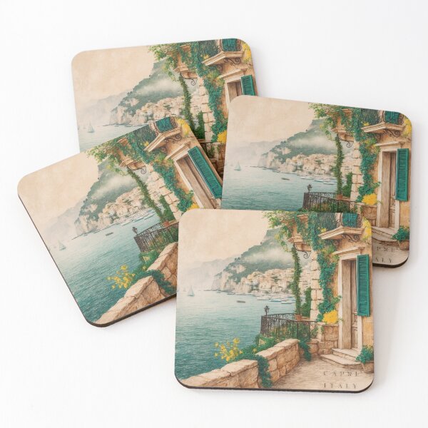 Item preview, Vintage Capri Art: Italian Beauty designed and sold by Ceemko's Vintage Corner.