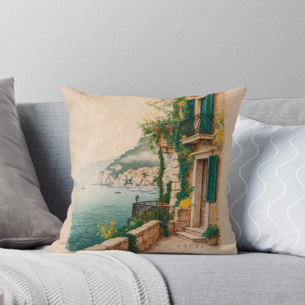 Item preview, Vintage Capri Art: Italian Beauty designed and sold by Ceemko's Vintage Corner.
