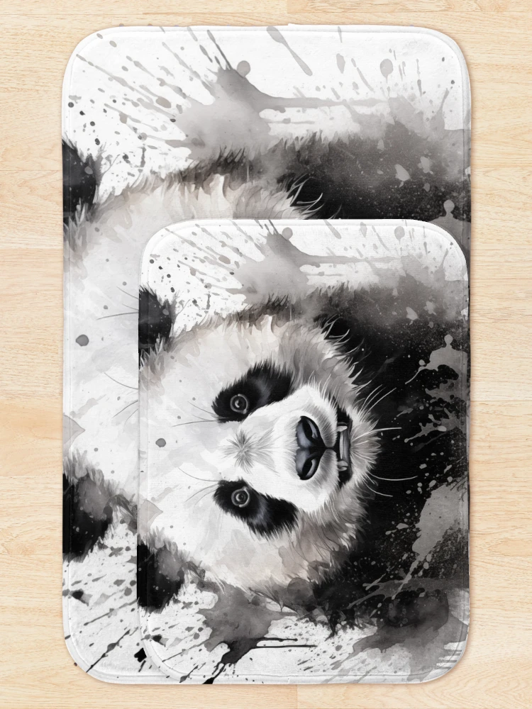 Thumbnail 5 of 6, Bath Mat, Panda designed and sold by Rtymer.