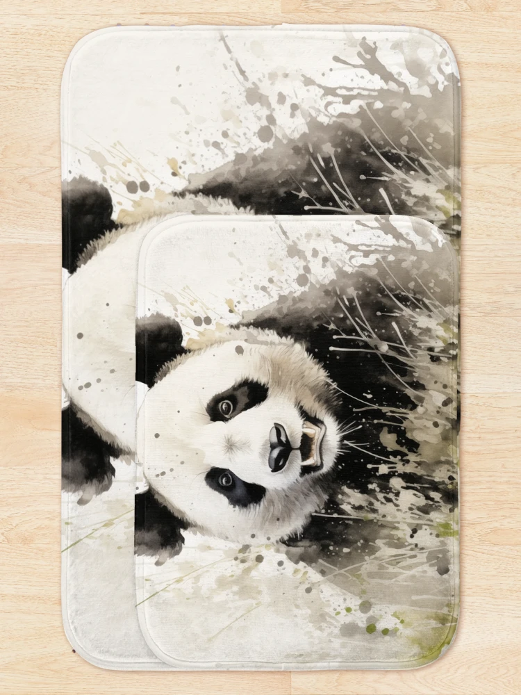 Thumbnail 5 of 6, Bath Mat, Panda designed and sold by Rtymer.