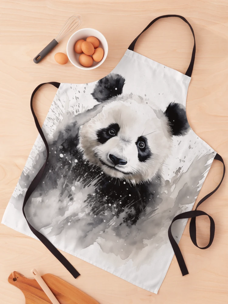 Thumbnail 1 of 6, Apron, Panda designed and sold by Rtymer.
