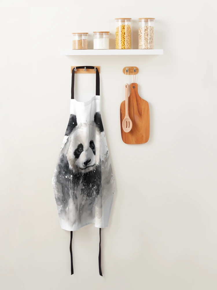 Thumbnail 4 of 6, Apron, Panda designed and sold by Rtymer.