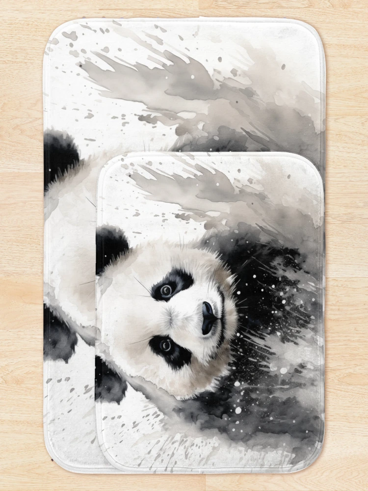 Thumbnail 5 of 6, Bath Mat, Panda designed and sold by Rtymer.