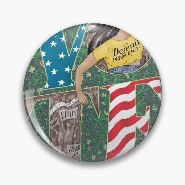 Item preview, Whitney Sherman Vote: Defend Democracy  designed and sold by Norman  Rockwell Museum.