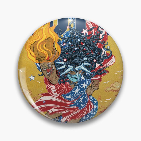 Item preview, Yuko Shimizu Defend Democracy (Lady Liberty) designed and sold by Norman  Rockwell Museum.