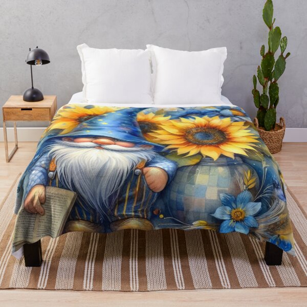 Item preview, Gnome and Sunflowers designed and sold by deniz kaya.