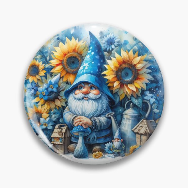 Item preview, Gnomo y girasoles, designed and sold by deniz kaya.