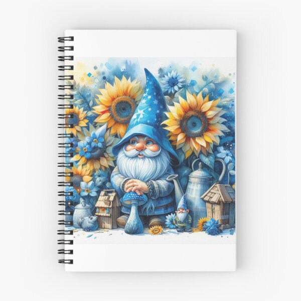 Item preview, Gnome and Sunflowers, designed and sold by deniz kaya.