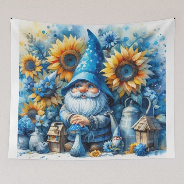 Item preview, Gnome and Sunflowers, designed and sold by deniz kaya.