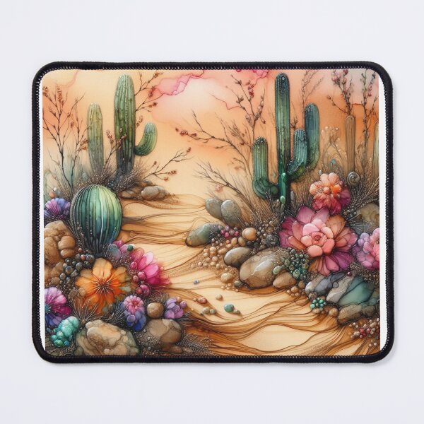 Item preview, Alcohol ink,Desert,Cactus designed and sold by deniz kaya.