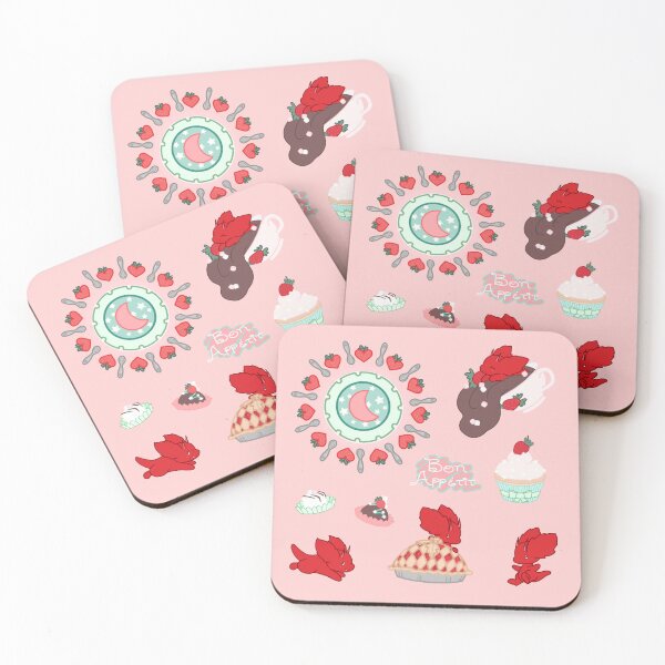 Item preview, Bon Appétit - Strawberry Treats Dandelion Daemons  designed and sold by Sarah Reed.