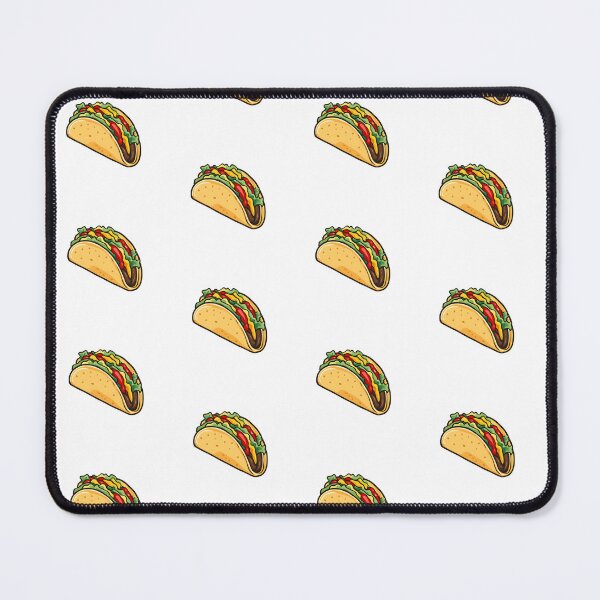 Item preview, Delicious Taco with Golden Shell - Simple Mexican Cuisine Illustration designed and sold by CrownedCanvas.
