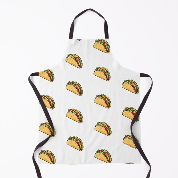 Item preview, Delicious Taco with Golden Shell - Simple Mexican Cuisine Illustration designed and sold by CrownedCanvas.