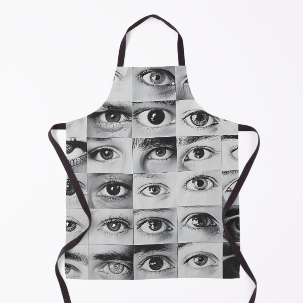 Item preview, black and white collage of numerous close-up photographs of human eyes designed and sold by OneLastWish.