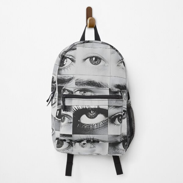 Item preview, black and white collage of numerous close-up photographs of human eyes designed and sold by OneLastWish.