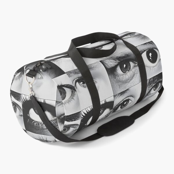 Item preview, black and white collage of numerous close-up photographs of human eyes designed and sold by OneLastWish.